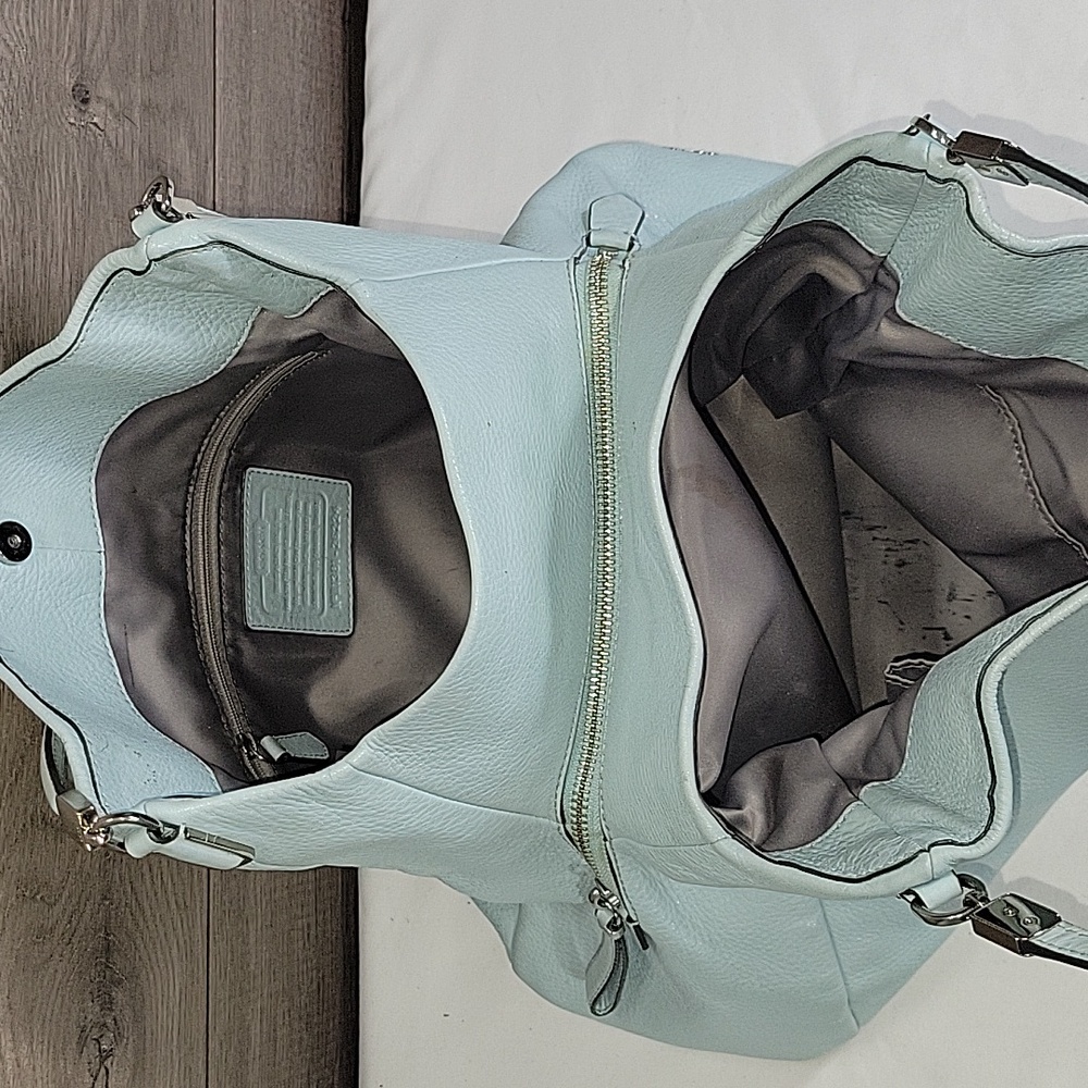 Coach Light Blue Shoulder Bag - Picture 9 of 15